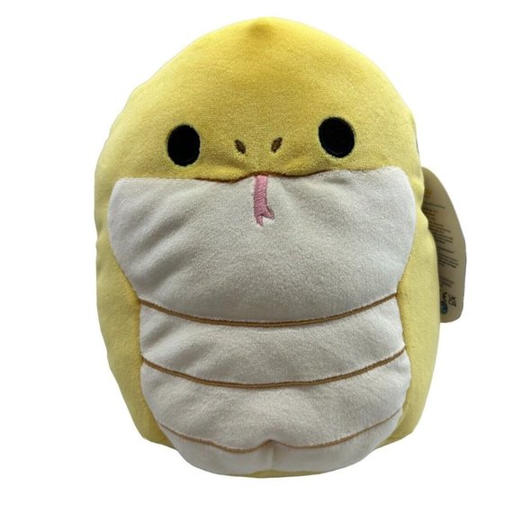 Pleyton the Yellow Snake 7.5" Squishmallow Buddy Squad Stuffed Animal Plush 2023 - Picture 1 of 7